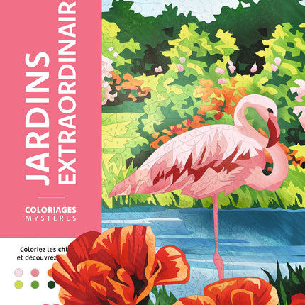 Coloriages mystères - Jardins extraordinaires