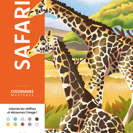 Coloriages mystères - Safari