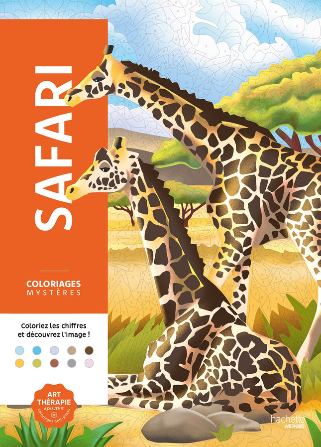 Coloriages mystères - Safari