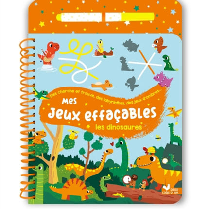 My erasable games: Dinosaurs