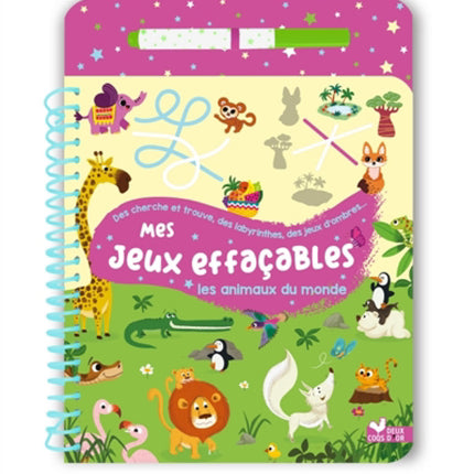 My erasable games: Animals of the world