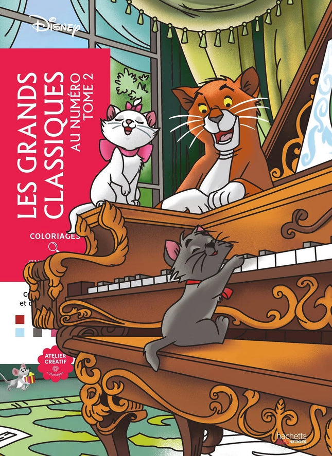 Coloriages au numéro - Grands classiques Tome 2