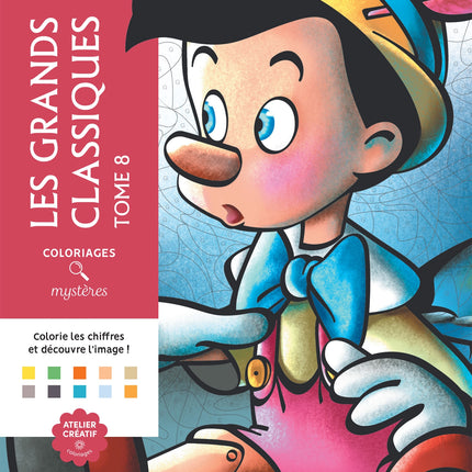 Coloriages mystères Disney - Les Grands classiques Tome 8