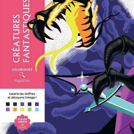 Coloriages mystères Disney - Créatures fantastiques