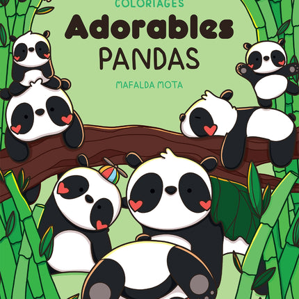 Coloriages - Adorables pandas