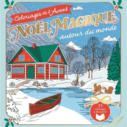 Magical Christmas Around the World: Advent Coloring Pages