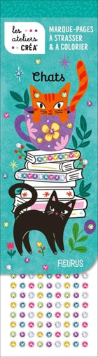 Bookmarks to rhinestone & color - Cats