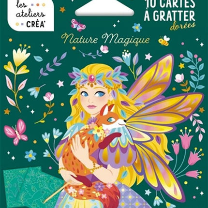 Nature Magique - 10 cartes à gratter dorées