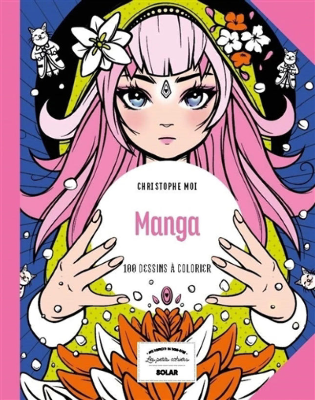 Manga 100 dessins à colorier - livre
