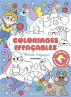 Erasable coloring: Magical world