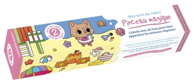 Mes sets de table pinceau magique : Animaux mignons