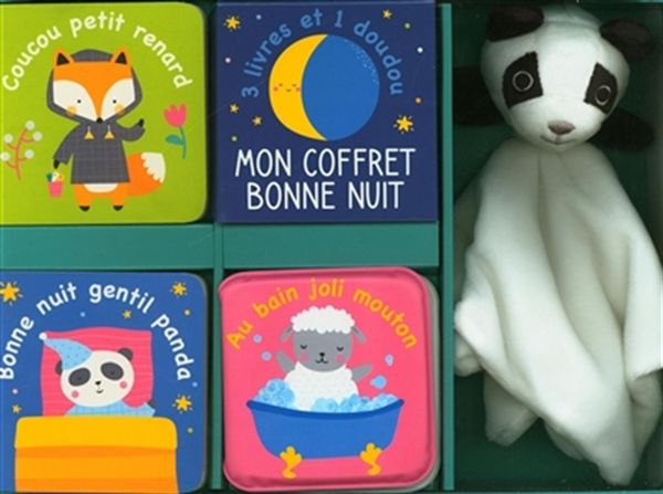 Mon coffret bonne nuit - 3 livres et 1 doudou