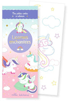 Licornes enchantées - Mes petites cartes à colorier