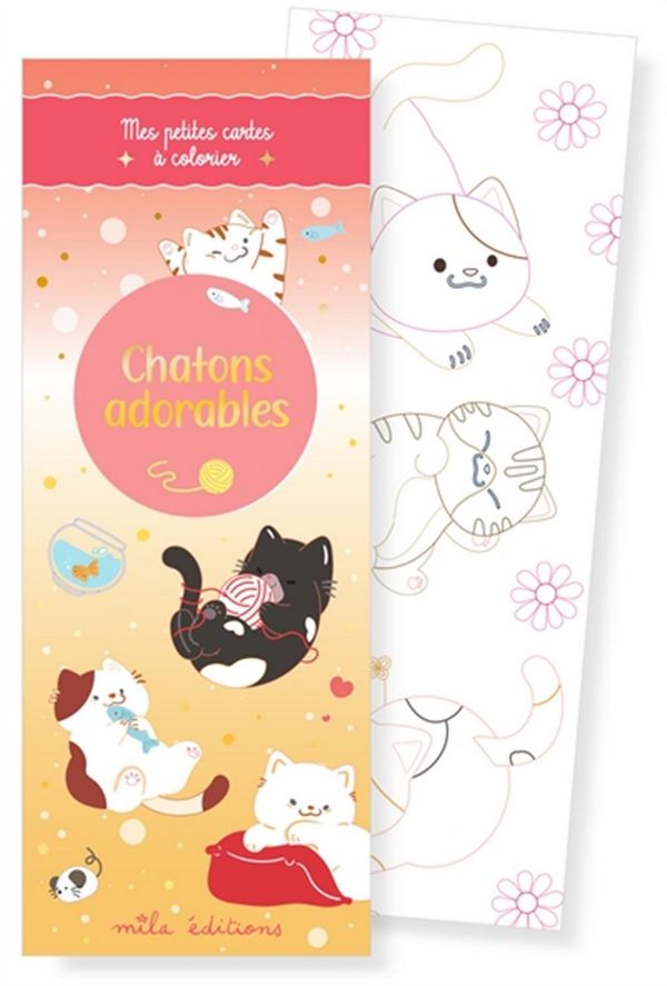 Adorable Kittens - My Little Coloring Cards 