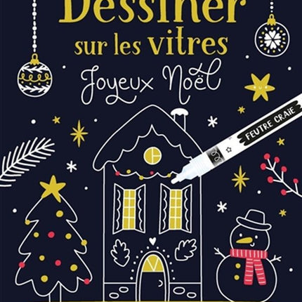 Drawing on windows - Merry Christmas