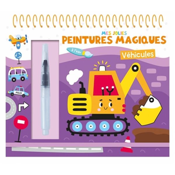 Véhicules - Mes jolies peintures magiques