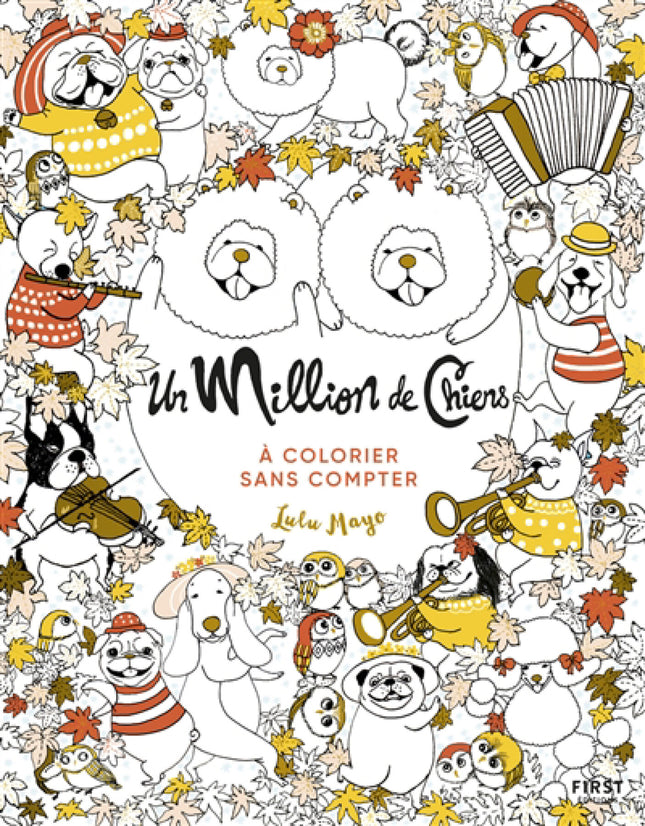 One Million Dogs: A Coloring Book