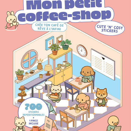 Cute 'n' cosy stickers - Mon petit coffee-shop
