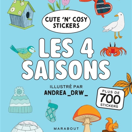 Les 4 saisons : cute'n'cosy stickers