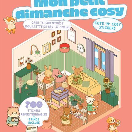 Mon petit dimanche cosy - Cute 'n' cosy stickers
