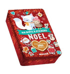 Ma boite à stickers : Noël (Renard blanc et oiseau)