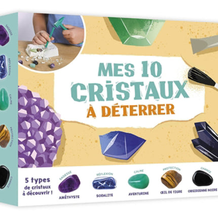 Mes 10 cristaux à déterrer : 5 types de cristaux à découvrir !