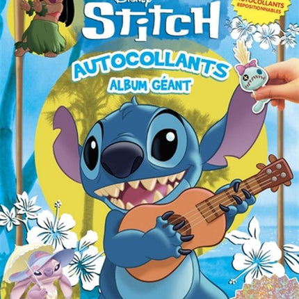 Disney Stitch - Autocollants album géant