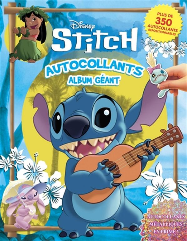 Disney Stitch - Autocollants album géant