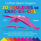 Coffret Géant Origami - 20 couleurs de l'arc-en-ciel