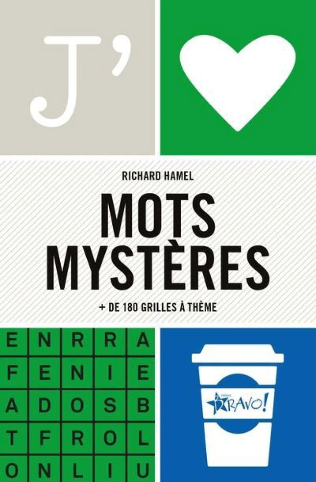 J'aime - Mots mystères : + de 180 grilles à thème
