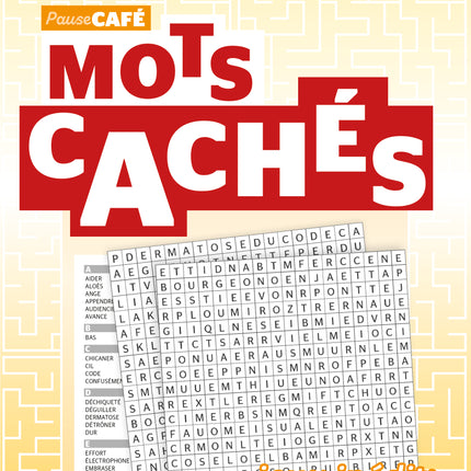 Pause Café : Mots cachés 2026 no 3