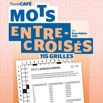 Pause Café : Mots entrecroisés 2026 no 2