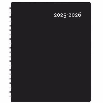 Agenda Maxi Noir Scolaire 2025-2026