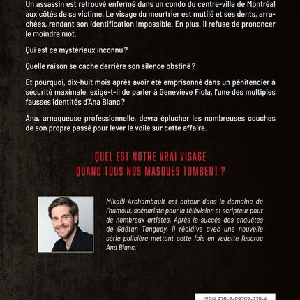 L'homme au masque de chair - Une enquête d'Ana Blanc