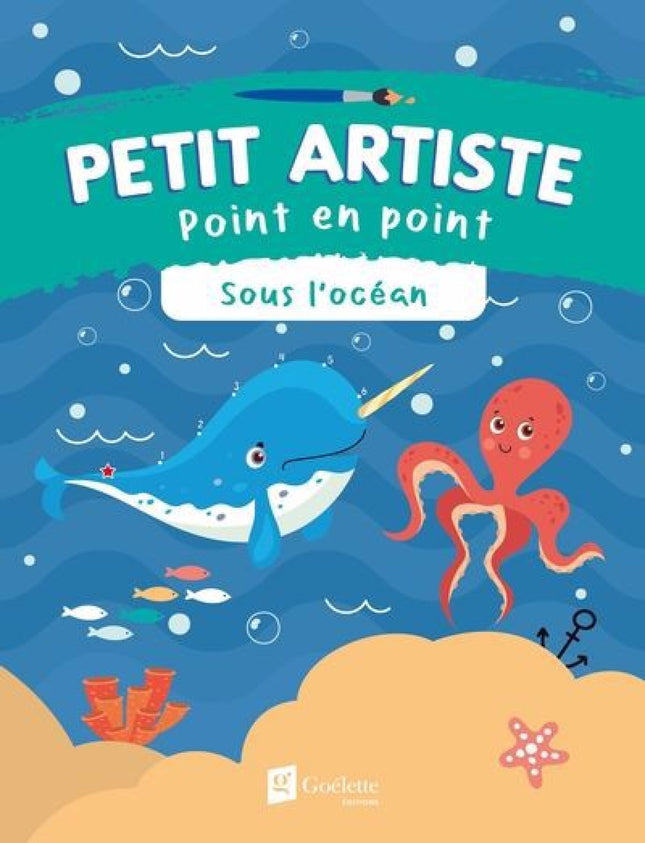 Petit artiste point en point ! Sous l'océan