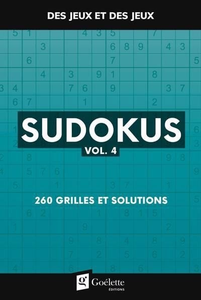 Sudokus vol.4 - 260 grilles et solutions