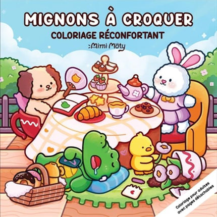 Adorable cuties - Heartwarming coloring page