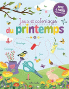 Spring games and coloring pages