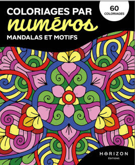 Coloriages par numéros - Mandalas et motifs