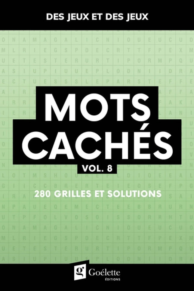 Mots cachés vol. 8 : 280 grilles et solutions