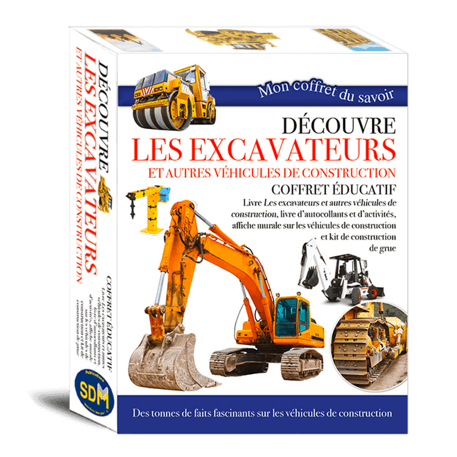 Mon coffret du savoir – Découvre les excavateurs