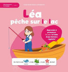 Léa pêche sur le lac