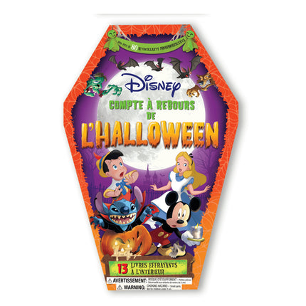 Disney – Compte à rebours de l’Halloween 13 jours de livres, d’activités et d’autocollants