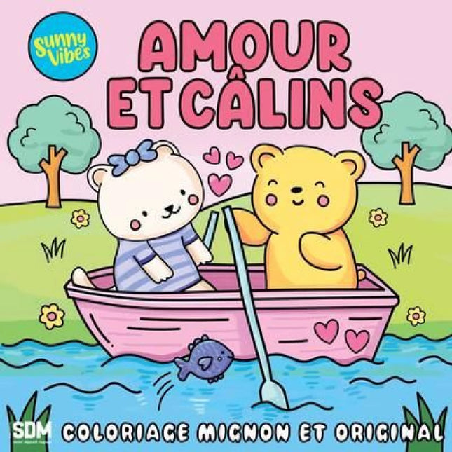 Sunny Vibes : Amour et câlins - Coloriage mignon et original