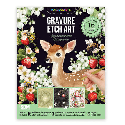 Style champêtre Coffret créatif - Gravure