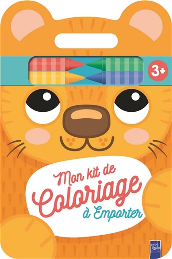 Chat - Mon kit de coloriage à emporter 3+