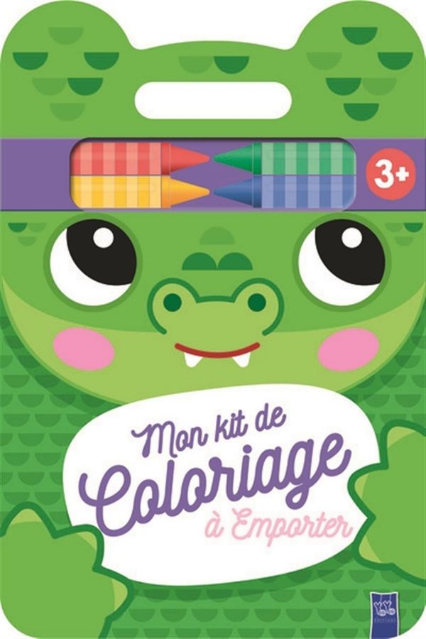 Crocodile - Mon kit de coloriage à emporter 3+