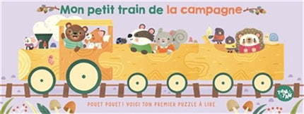 Mon petit train de la campagne - Pouet pouet ! Voici ton premier puzzle à lire