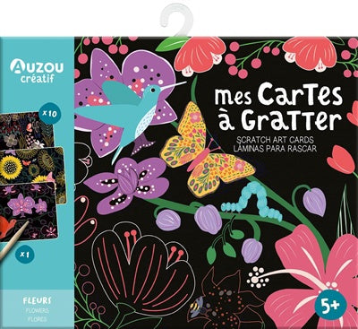 Flowers: my scratch cards