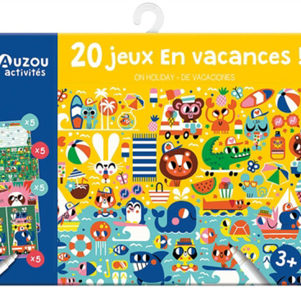 20 jeux en vacances ! - Auzou activités